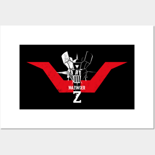 109 Mazinger Z Head Posters and Art